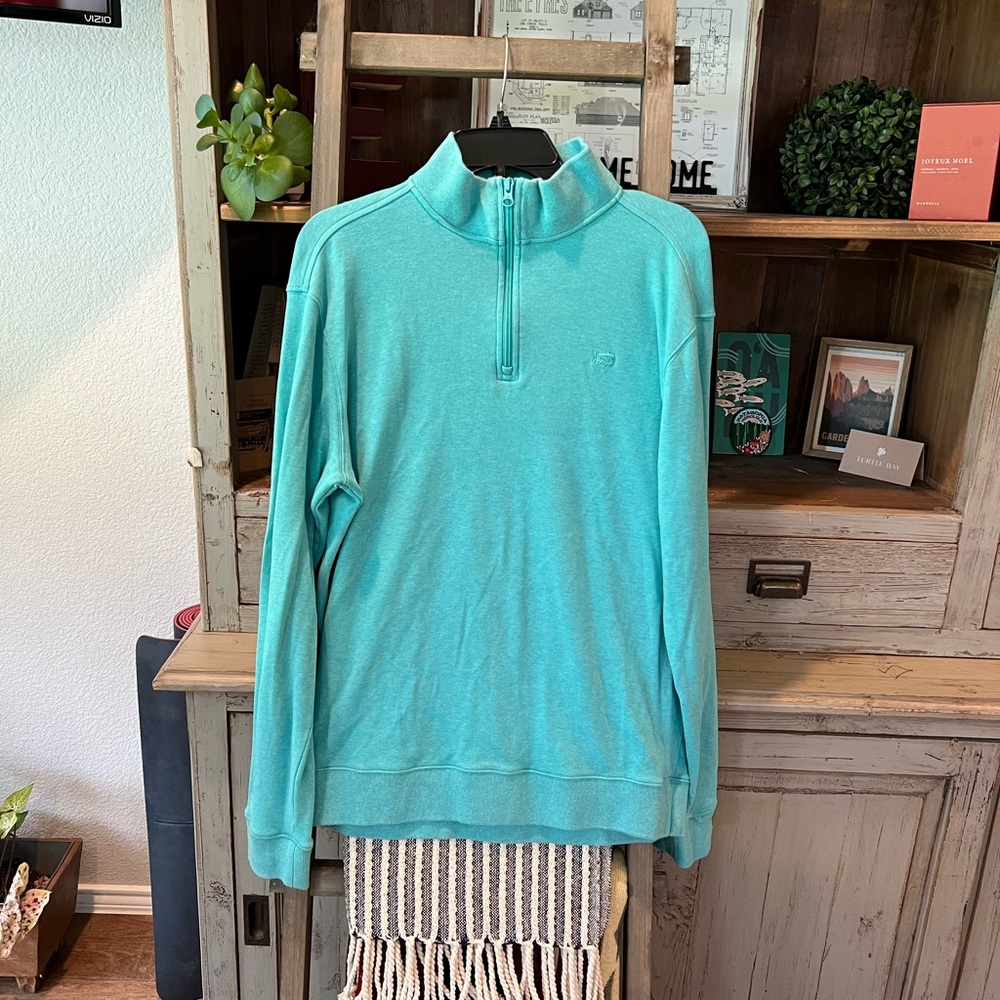Southern Tide mens The Skipjack 1/4 zip pullover size Medium